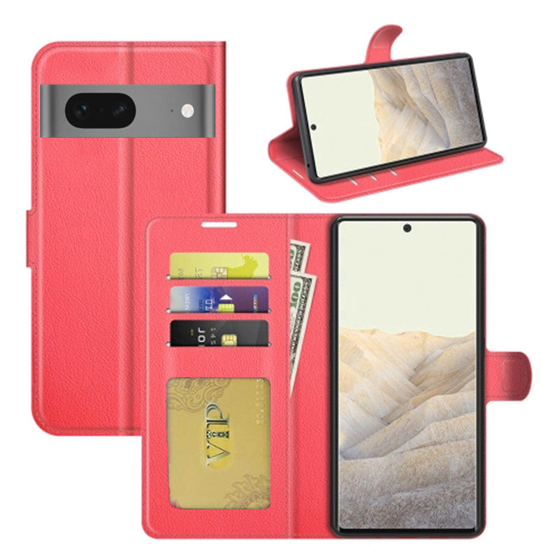 Étui portefeuille folio en cuir pour Google Pixel 8A Étui portefeuille folio en cuir pour Google Pixel 8A